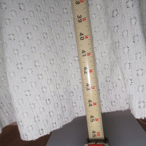 Worth Collective Eyelet Lace Puff Sleeve Midi Dress | Size XL - Picture 9 of 16